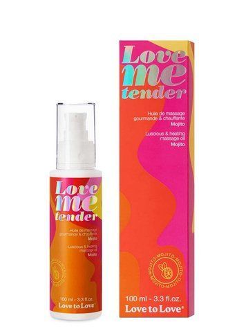Масажна олійка LOVE ME TENDER - MASSAGE OIL MOJITO 100ML 80-6040621 фото