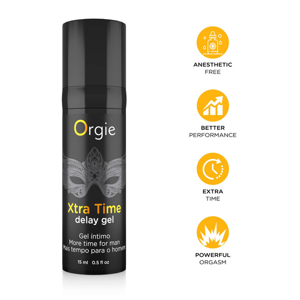 Гель-пролонгатор Orgie Xtra Time Delay Gel, 15 мл, на водній основі, без анестетиків 69-21234 фото