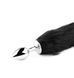 Анальная пробка с хвостом лисы Plug-Fox Tail, черная, XL 64-00098F-1 фото 2