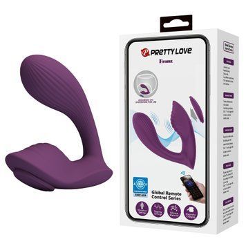 Смарт вібратор Pretty Love FRANZ, 10 vibration functions Mobile APP remote control BW-022101HP фото