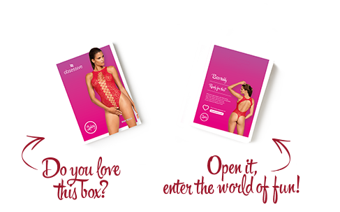 Ажурний бодістокінг із ефектом шнурівки Obsessive B120 teddy red S/M/L, червоний SO7208 фото