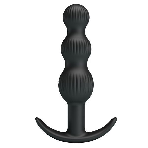 Анальна пробка з вібрацією PRETTY LOVE Sidney, 10 Wibracji, Silikon BI-040173 фото