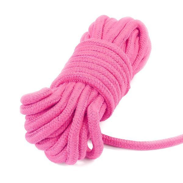 Мотузка рожева 10 meters Fetish Bondage Rope 66-LVFT-001A-03P фото