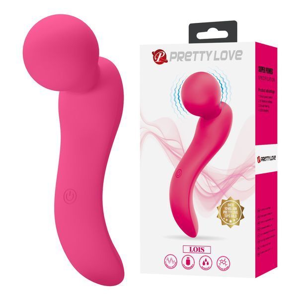 Вібромасажер LOIS, 10 vibration functions, Silicone ABS, USB rechargeable BW-055019 фото Вібромасажер LOIS, 10 vibration functions, Silicone ABS, USB rechargeable BW-055019 фото
