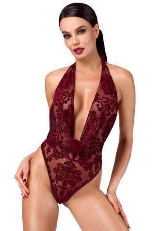 Боді Noir Handmade F386 Kink Royal cascade bodysuit M SX4169 фото