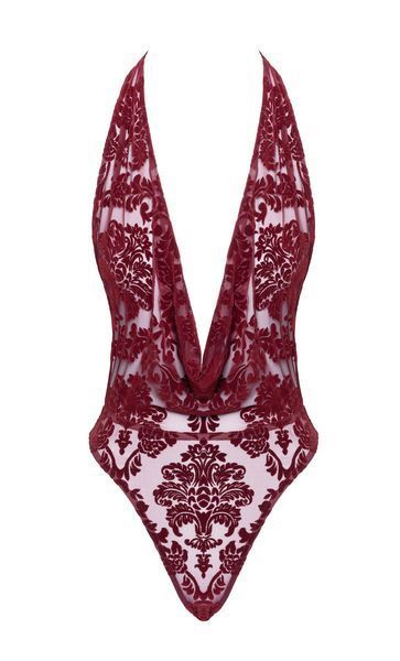 Боді Noir Handmade F386 Kink Royal cascade bodysuit M SX4169 фото