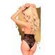 Боді з глибоким декольте та високими трусиками Penthouse - Toxic Powder Black S/M SO9599 фото 2