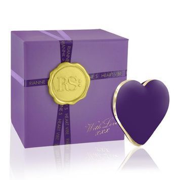 Клиторальный вибратор Rianne S Heart Vibe, фиолетовый 16-26357 фото