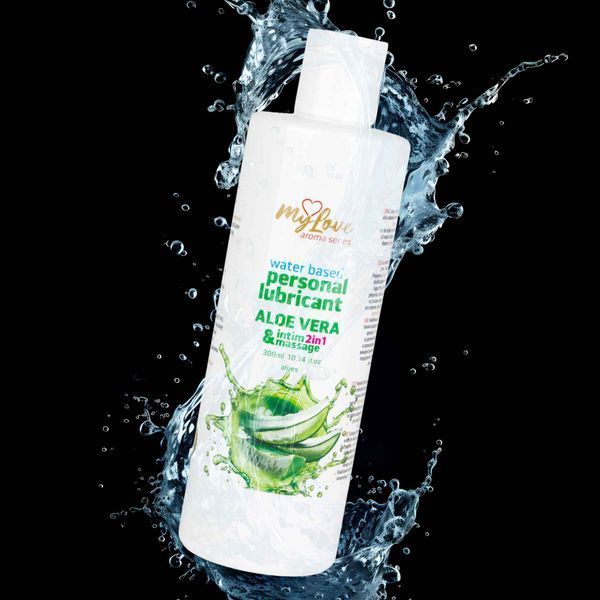 Водний лубрикант для інтимної близькості та масажу 2в1 MyLove Aroma Series Aloe Vera (Алое Вера) 101-0264 фото