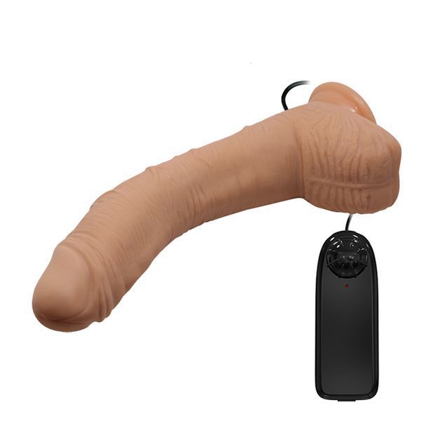 Фалоімітатор з мошонкою з вібро BEAUTIFUL ALEX DILDO BW-008037Z фото