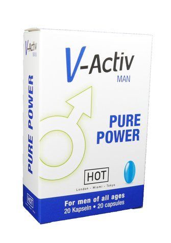 Збуджуючі капсули HOT V-Activ for Men, 20 шт 3-44530 фото