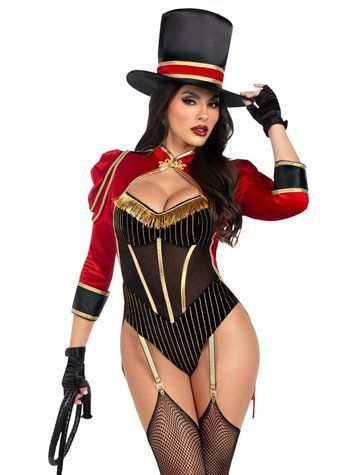 Костюм циркачки Leg Avenue Ravishing Ringmaster Bodysuit M SX2786 фото