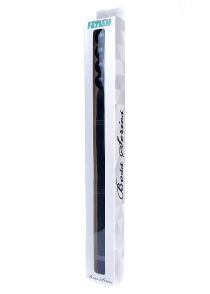 Батіг Silicone Whip Black 14 - Fetish Boss Series 61-00042 фото