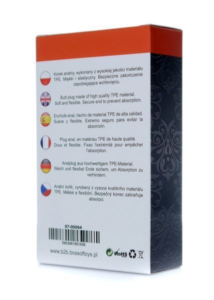 Анальна пробка T-Plug Ripple 67-00064 фото