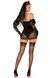 Еротичний костюм чорної нареченої Leg Avenue Heartbreak Bride XS, боді, рукави, вуаль, чокер SO9207 фото 4