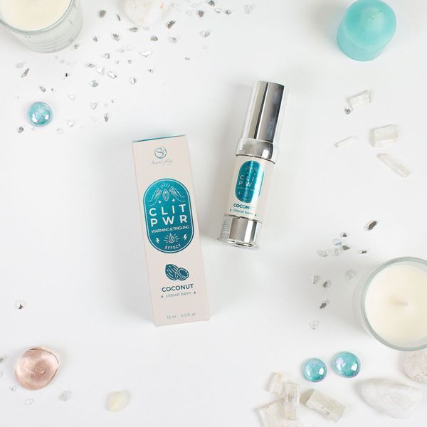 Рідкий вібратор CLIT PWR COCONUT CLITORAL BALM 37-3718 фото
