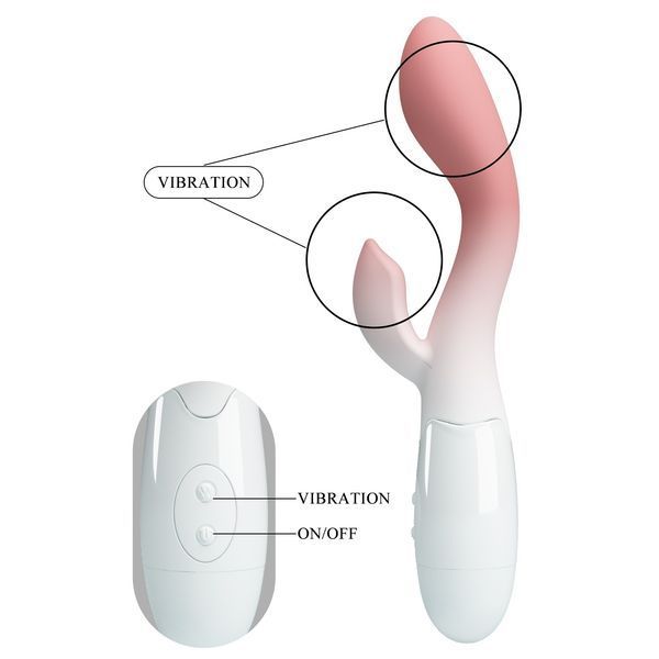 Вібратор PRETTY LOVE - Brighty, 30 vibration functions, ABS Silicone BI-014174-A5 фото
