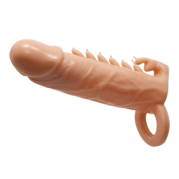 Подовжуюча насадка на пеніс з кільцем PRETTY LOVE PENIS SLEEVE EMMIT BI-026246 фото