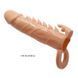 Подовжуюча насадка на пеніс з кільцем PRETTY LOVE PENIS SLEEVE EMMIT BI-026246 фото 2