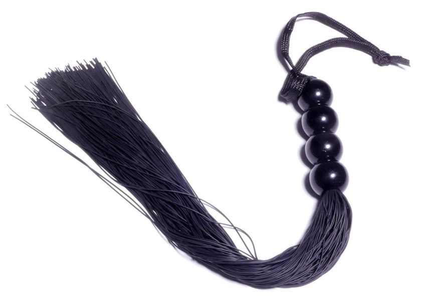 Батіг Silicone Whip Black 14 - Fetish Boss Series 61-00042 фото