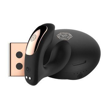 Вібратор Rosy Gold &ndash; Wearable Vibrator with Luxury Charging Case &ndash; Black 55-121128-BLACK фото