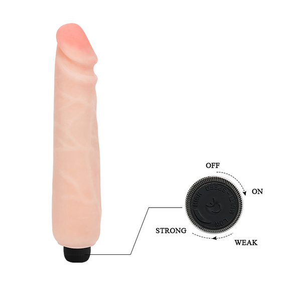 Вібратор BAILE Flexible Вібратор Real Penis BW-006027R фото