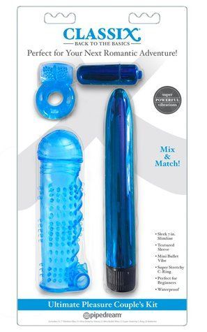 Набор секс-игрушек для пар ORION Ultimate Pleasure Couples Kit, с вибратором, рукавом, шариковым стимулятором и кольцом 42-05451200000 фото