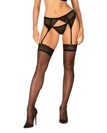 Панчохи Obsessive Chemeris stockings M/L SO9771 фото