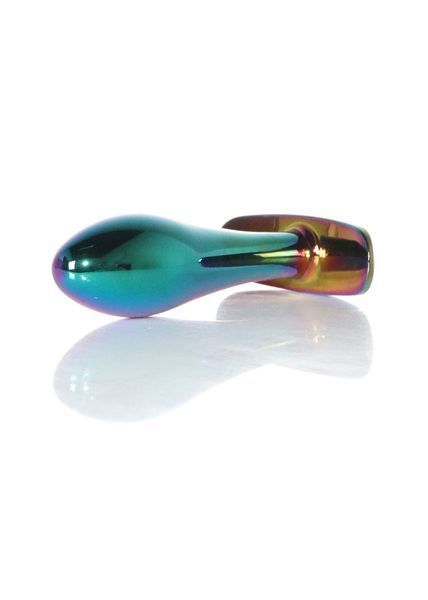 Анальная пробка BOSS SERIES Jewellery Multicolour Plug, красная, размер S, 70 мм 64-00143 фото