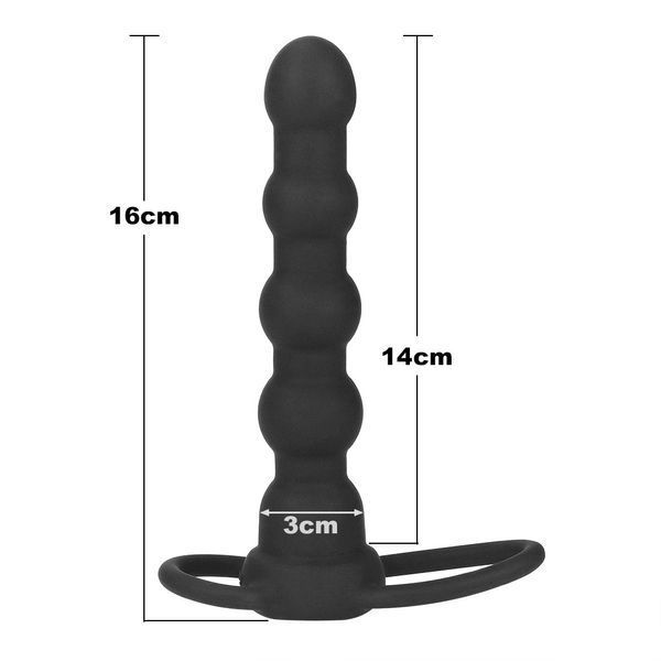 Насадка для двойного проникновения с вибрацией Love Toys Sonda Vibrating Rock 66-LV2619 фото