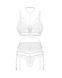 Комплект Obsessive Premisis White 3-pcs crotchless set L/XL SX3119 фото 2