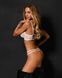 Комплект Obsessive Premisis White 3-pcs crotchless set L/XL SX3119 фото 5