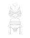 Комплект Obsessive Premisis White 3-pcs crotchless set L/XL SX3119 фото 3