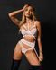 Комплект Obsessive Premisis White 3-pcs crotchless set L/XL SX3119 фото 4