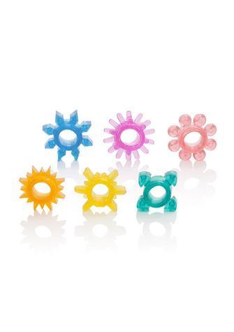Ерекційне кільце SENSO RINGS 6 PAK ASSORTI 30-12731-X-MULTICOLOR фото