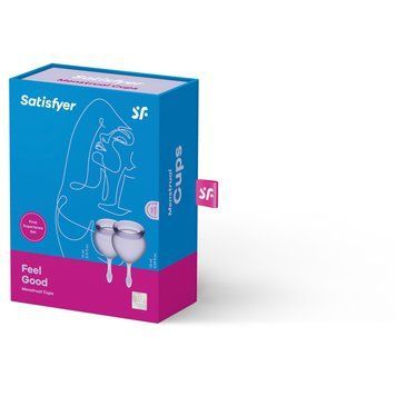 Менструальная чаша SATISFYER Feel Good, фиолетовая 73-4002101 фото