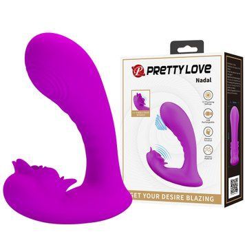 Вібромасажер PRETTY LOVE NADAL, 12 vibration functions 12 thumping functions memory function BI-040175 фото