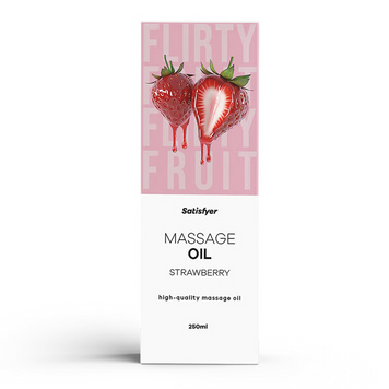 Масажна олія SATISFYER High-Quality Massage Oil, зі смаком та ароматом клубники, 250 мл 73-4083131 фото