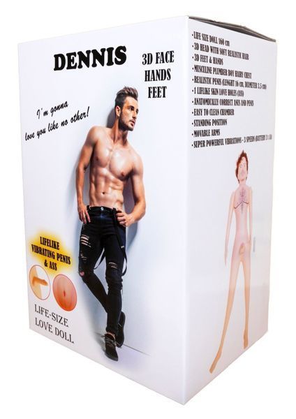 Секс-лялька BOSS SERIES LaLa Dennis 3D, чоловіча, з вібрацією, надувна 59-00003 фото