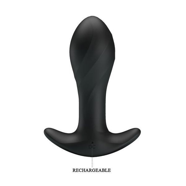PRETTY LOVE Анальна пробка Massager 12 Functions USB BI-040067 фото
