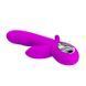 Вібратор для потрійної стимуляції PRETTY LOVE Humphray, рожевий BI-014603 фото 3