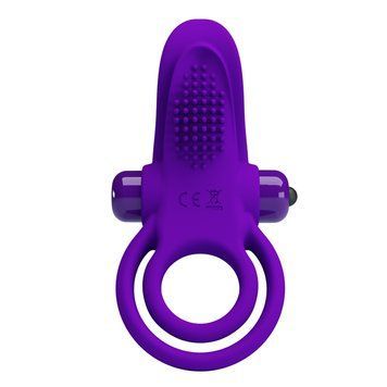Ерекційне кільце вібрацією PRETTY LOVE VIBRANT PENIS RING Purple10 function vibrations BI-210203-1 фото