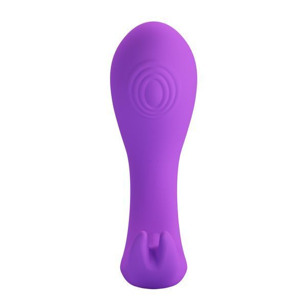 Вібростимулятор PRETTY LOVE Idabelle Purple, 12 vibration functions 12 pulse wave settings Wireless BI-300052W фото