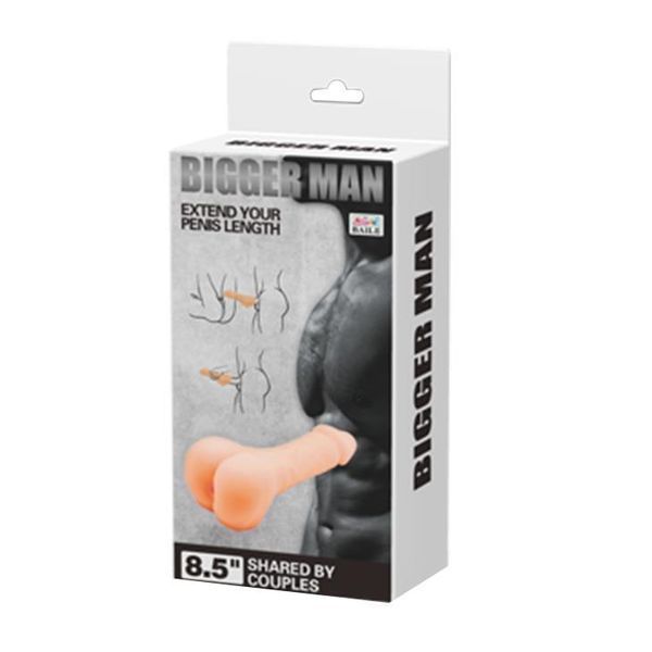 Мастурбатор BIGGER MAN 8.5, ТІЛЕСНИЙ BM-009176 фото