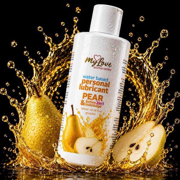 Интимный лубрикант и массажный гель 2 в 1 MyLove Aroma Series Intim&Massage, аромат груши, 300 мл 101-0738 фото
