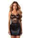 Сорочка Obsessive Dominna chemise & thong L/XL SX3570 фото 1