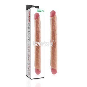 Подвійний фалоімітатор, гнучкий, з двома робочими кінцями, 43 см 66-LV2213 фото