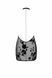(SALE) Сукня Noir Handmade F313 Mythos mini flocked mesh dress with jewelry rhinestone chain - S SX0315 фото 6