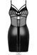 Сорочка Obsessive Dominna chemise & thong 2XL/3XL SX3571 фото 4