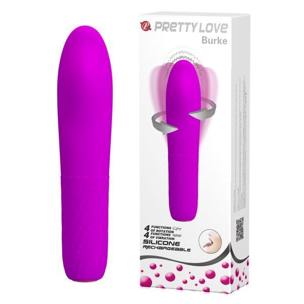 Вібратор PRETTY LOVE BURKE, 4 vibration functions 4 rotation functions Memory function BI-014584X фото